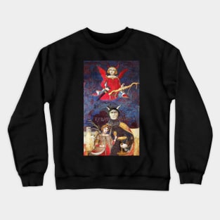 ANTIQUE TAROTS / THE DEVIL Crewneck Sweatshirt